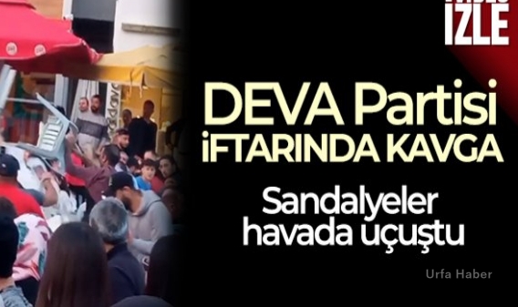 DEVA Partisi iftarında kavga!