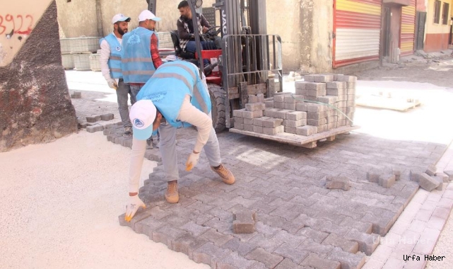Eyyübiye’de yol yapım çalışmaları devam ediyor