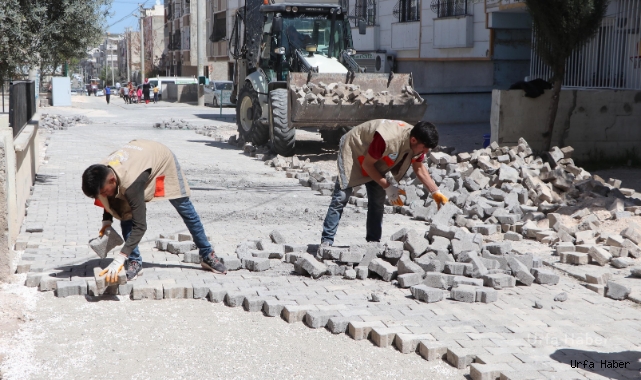 Haliliye'de üst ve alt yapı çalışmaları devam ediyor