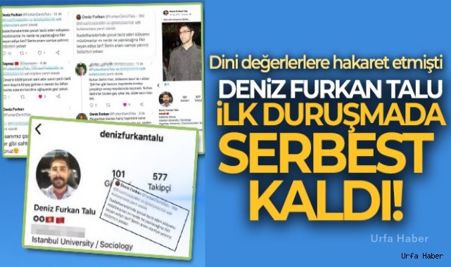Peygambere hakaret eden şahıs ilk duruşmada serbest kaldı