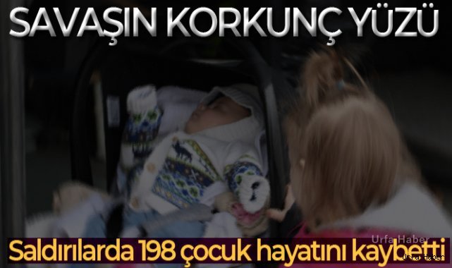 Rusya'nın Ukrayna'ya saldırılarında 198 çocuk hayatını kaybetti