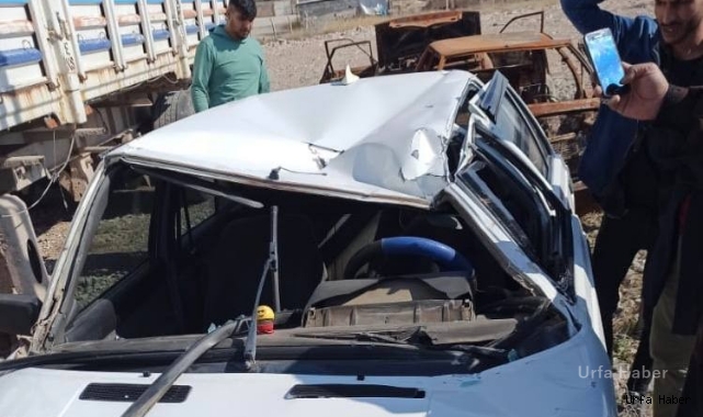 Şanlıurfa'da çaldıkları otomobille kaza yapıp kaçtılar
