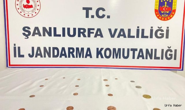 Şanlıurfa’da Roma dönemine ait tarihi sikkeler ele geçirildi