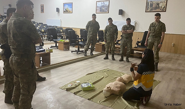 Askeri Personele İlk Yardım Bilinçlendirme Eğitimi Verildi.