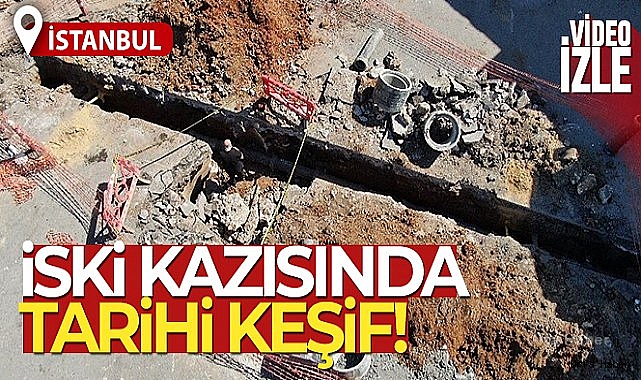 Büyükada'da İSKİ kazısında tarihi keşif
