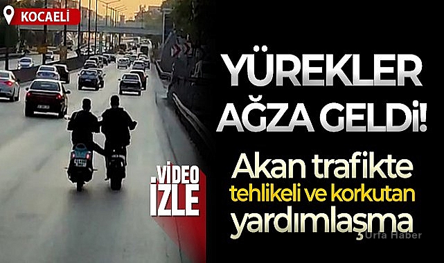 D-100'de tehlikeli ve korkutan yardımlaşma