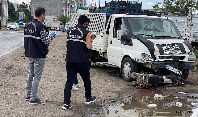 Pikap motosikleti biçti