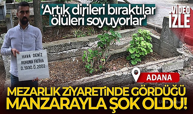 Mezarın demir korkuluğunu çaldılar