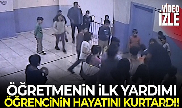 Öğretmenden hayat kurtaran hamle