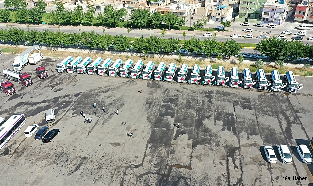 Şanlıurfa Büyükşehir araç filosunu güçlendirdi