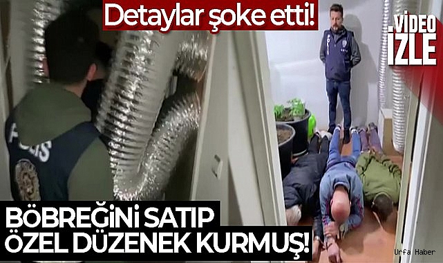 Uyuşturucu yetiştirmek için böbreğini sattığı tespit edilen şahıs ve ekibi yakalandı