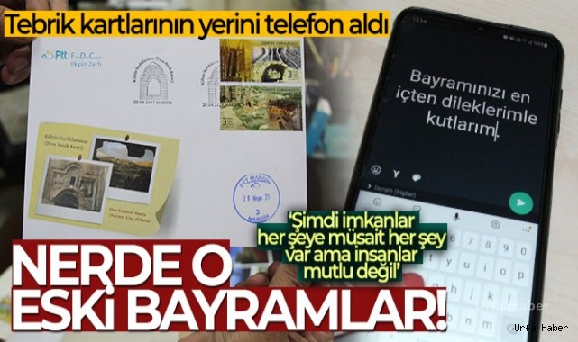 Yarım asrı geride bırakanlar bayram kartlarına özlem duyuyor