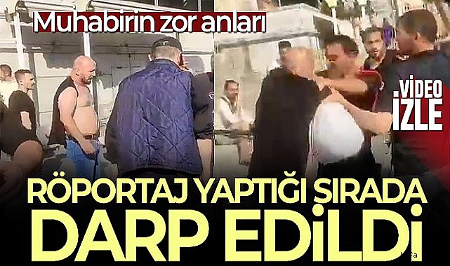 Ahsen TV Muhabiri Bülent Yapraklıoğlu, Eminönü'nde darp edildi