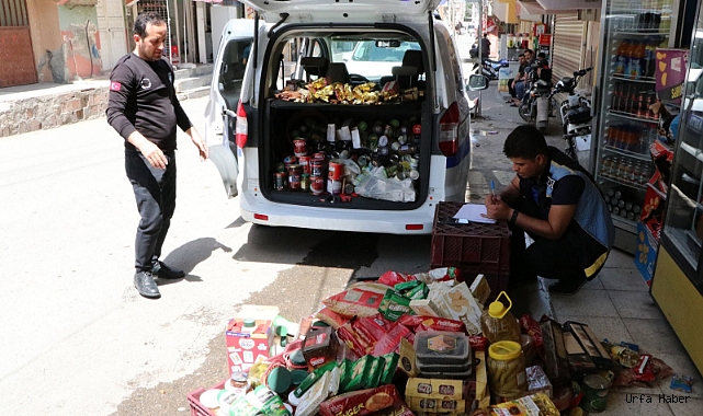 Haliliye’de tarihi geçmiş 59 bin gıda ürünü imha edildi