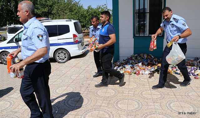 Haliliye'de Tarihi Geçmiş Binlerce Ürün İmha Edildi