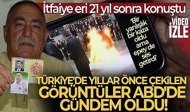 İtfaiye erinin 21 yıl önceki görüntüleri Amerikalıların enflasyonla mücadelesine konu oldu