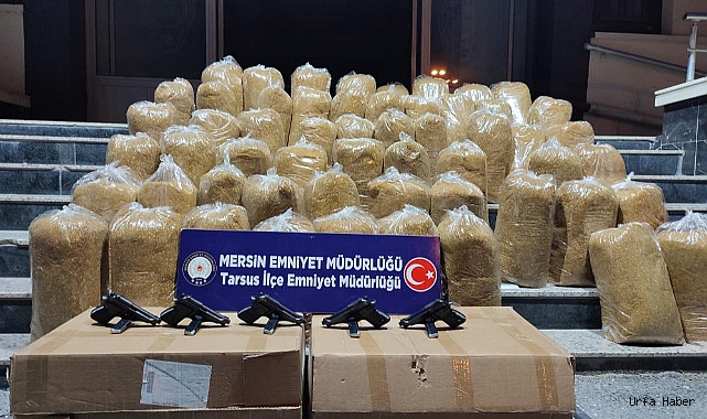 Şanlıurfa'dan Mersin'e giden araçta cephane çıktı