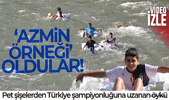 Pet şişeyle başladılar, Türkiye birincisi oldular