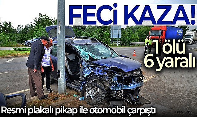 Samsun'da feci kaza: 1 ölü, 6 yaralı