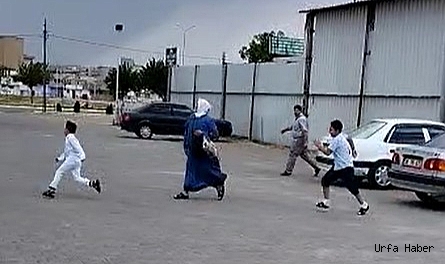 Sünnetten kaçan çocuğu yakalamak için seferber oldular