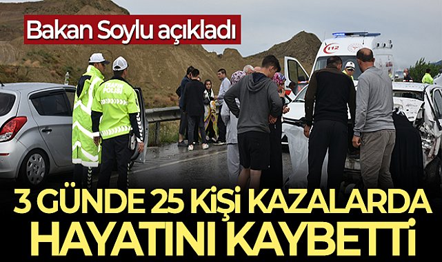 Bakan Soylu: '7-18 Temmuz tarihleri arasında bayram trafiği için teyakkuzdayız'
