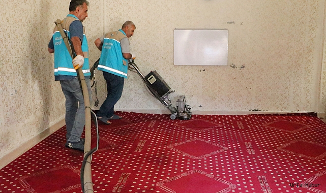 Haliliye Belediyesi ile ibadethaneler bayrama hazırlanıyor