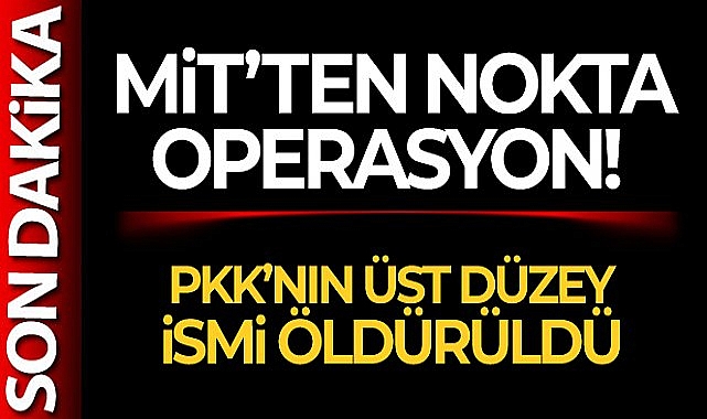 MİT'ten Kuzey Irak'ta Nokta Operasyon!