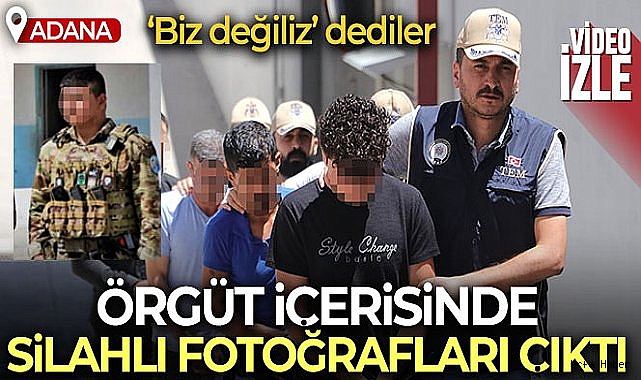 Örgüt içerisinde silahlı fotoğrafları çıktı, 'Biz değiliz' dediler