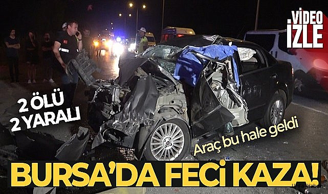 Otomobil tırın altına girdi: 2 kişi öldü, 1'i ağır 2 kişi yaralandı