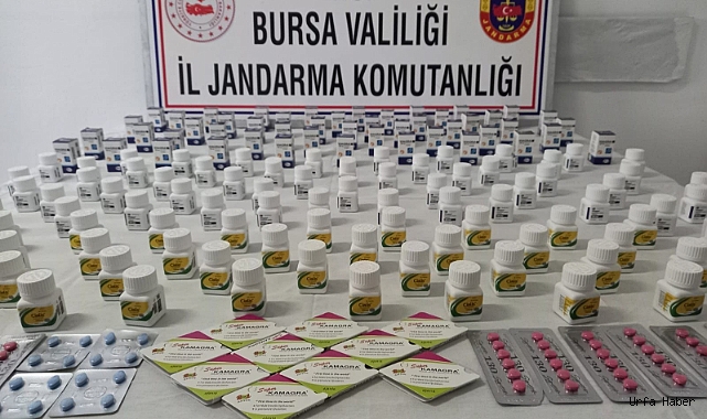 Bursa'da cinsel gücü arttırıcı ilaç operasyonu