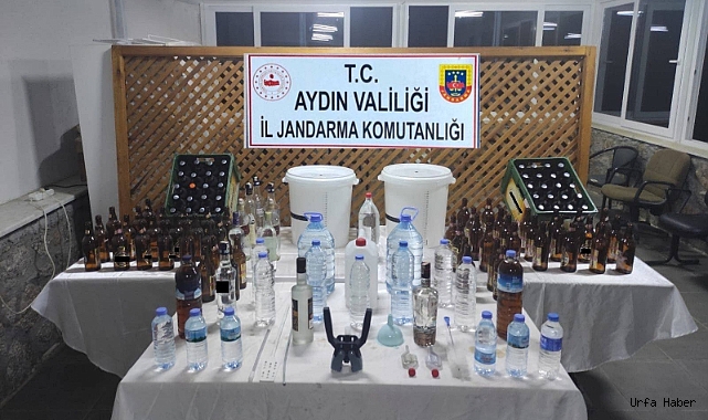 Çine’de sahte alkol baskını: 2 gözaltı