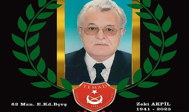 Emekli Kıdemli Başçavuş Akpil hayatını kaybetti