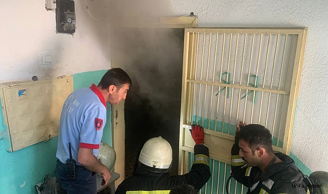 Karaman’da ev yangını
