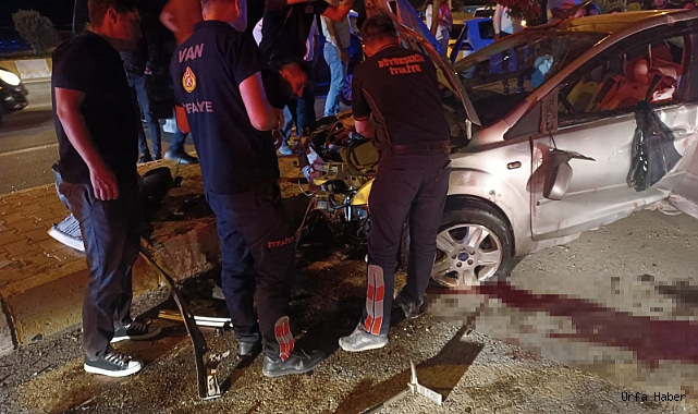 Otomobille kamyonet çarpıştı: 3 yaralı