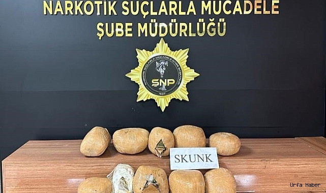 ŞANLIURFA'DA 20 KİLO SENTETİK UYUŞTURUCU ELE GEÇİRİLDİ