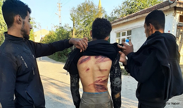 YUNAN ASKERLERİ DÖVDÜĞÜ GÖÇMENLERİ YARI ÇIPLAK GÖNDERDİ