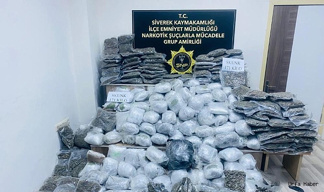 171 KİLO YASAKLI MADDE ELE GEÇİRİLDİ