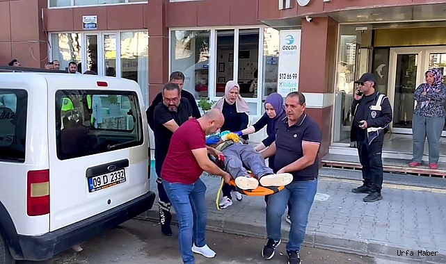 Beşinci kattan düşen işçi ağır şekilde yaralandı