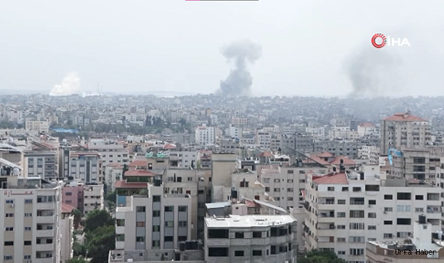 Gazze’den dumanlar yükseliyor