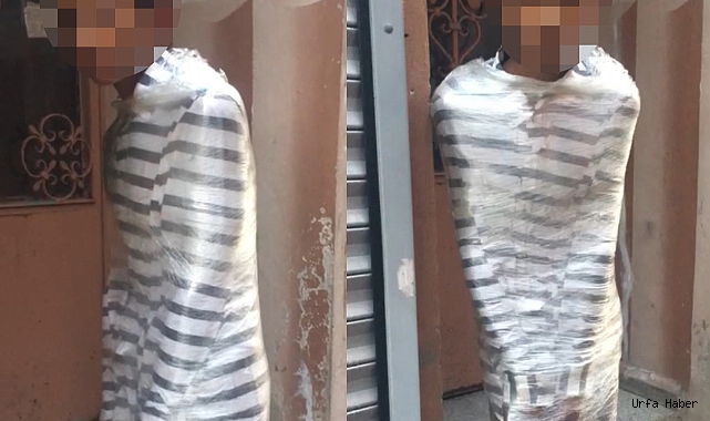 İstanbul’da akıl almaz olay: Hırsızı yakalayıp streç filme sardı