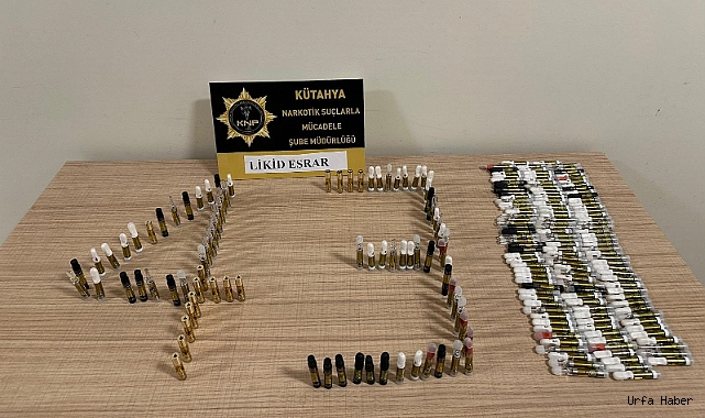 Kütahya’da otobüs yolcusunun üzerinde uyuşturucu ele geçirildi