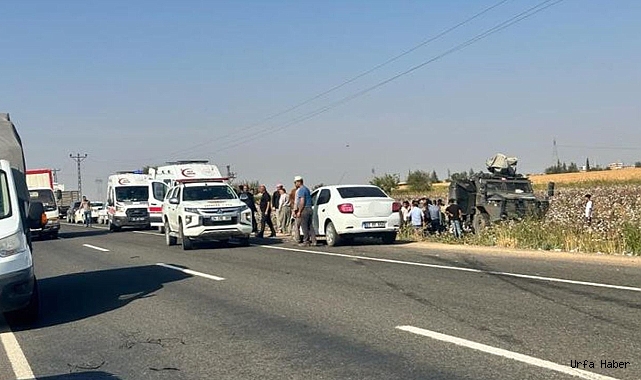ŞANLIURFA'DA ZIRHLI ASKERİ ARAÇ DEVRİLDİ: 3 YARALI