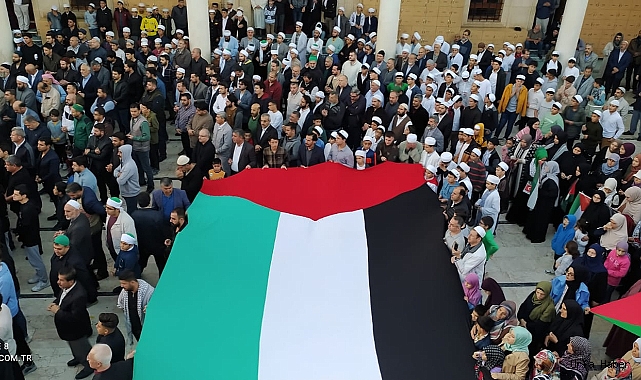 Şanlıurfa Filistin'e Destek Verdi