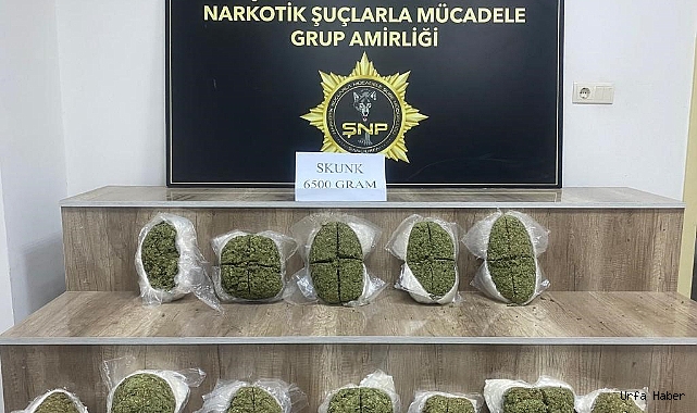 SİVEREK'TE KİLOLARCA UYUŞTURUCU ELE GEÇİRİLDİ