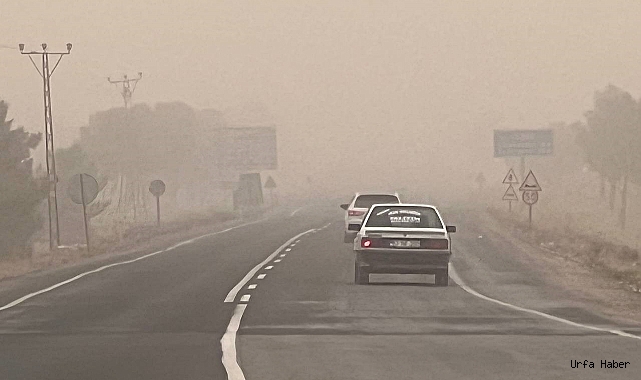 SURİYE'DEN GELEN TOZ BULUTU CEYLANPINAR SEMALARINI KAPLADI