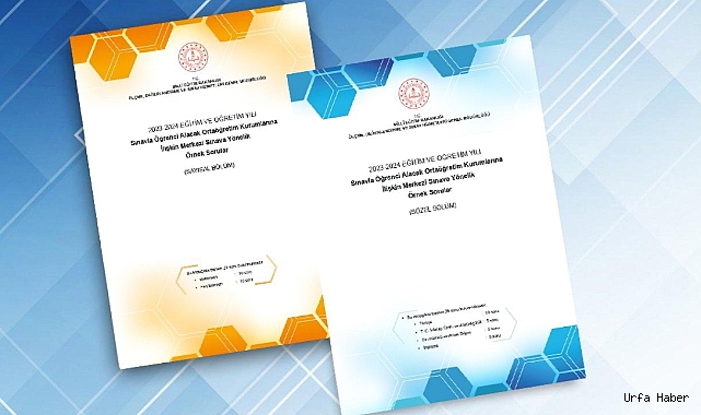 LGS MERKEZİ SINAVINA YÖNELİK ÖRNEK SORULAR YAYIMLANDI