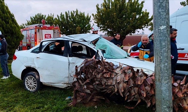 ŞANLIURFA'DA TRAFİK KAZASI: 4 YARALI