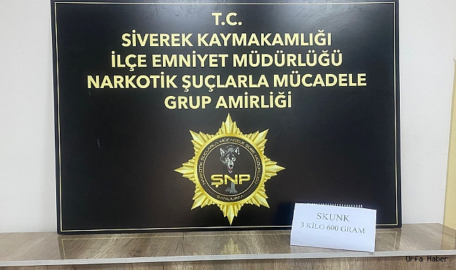 ŞANLIURFA'DA ZEHİR TACİRLERİNE BİR OPERASYON DAHA!