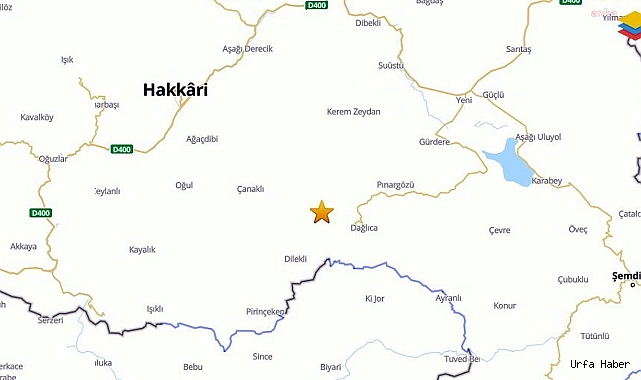 HAKKARİ'DE DEPREM