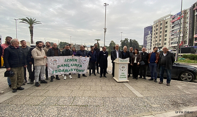 İZMİR-ŞANLIURFA FEDERASYONU KALDIRILAN DİREKT UÇUŞA TEPKİLERİNİ GÖSTERDİ